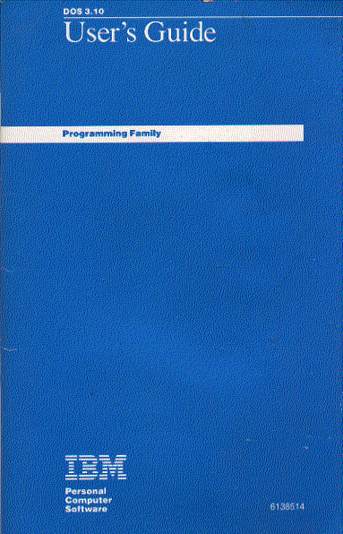 IBM  disk operating system version 3.10 user guide