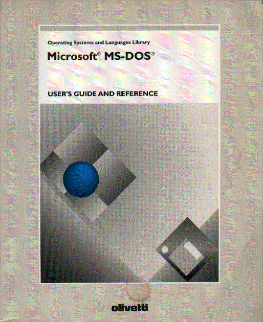 microsoft msdos v5.0 user guide