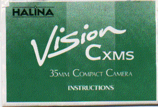halina vision cxms  camera instruction manual  user guide