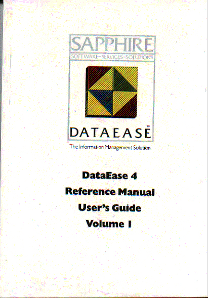 sapphire dataeaseinstruction book cover    user manual