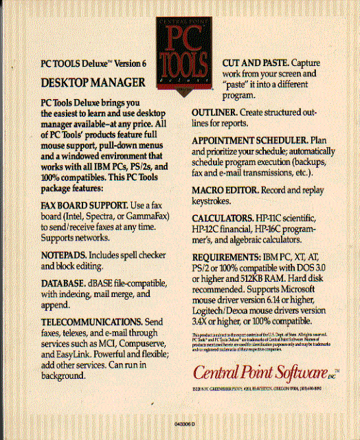 central point pc tools instruction manual users guide