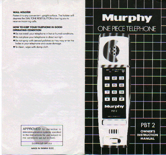 murphy pbt 2  telephone  user guide