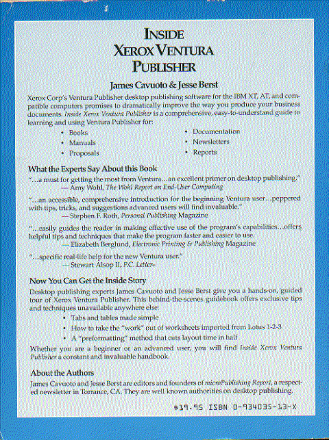 xerox ventura user guide